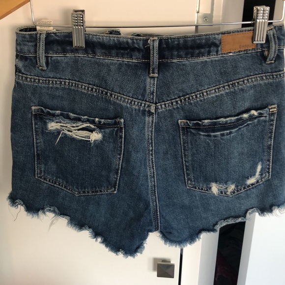 Garage High Rise Distressed Jean Short - Picture 3 of 3